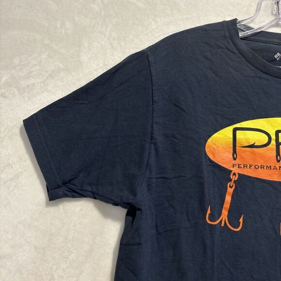 Columbia Performance Fishing Gear PFG Navy Blue T-Shirt Men's Size Small Hook - Picture 2 of 12